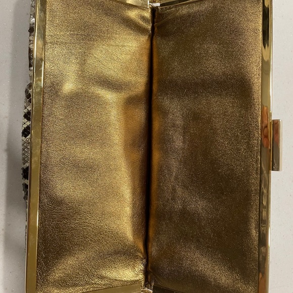 MICHAEL KORS REAL PYTHON CLUTCH BRAND NEW - Picture 12 of 14